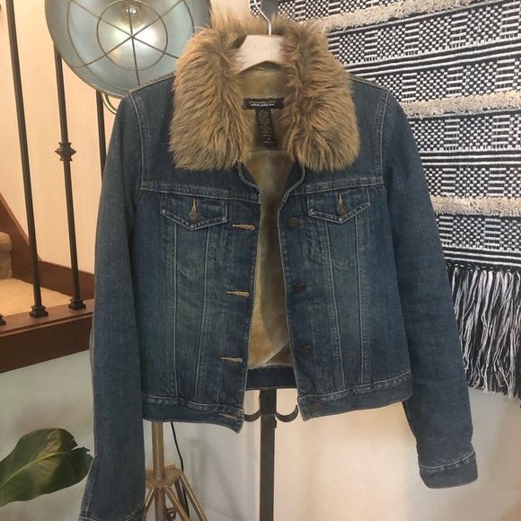 Fitch Fur And Lined Jean Jacket 